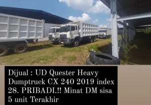 Dijual Dumptruck UD CX 240 , tersedia melalui melalui situs Olx