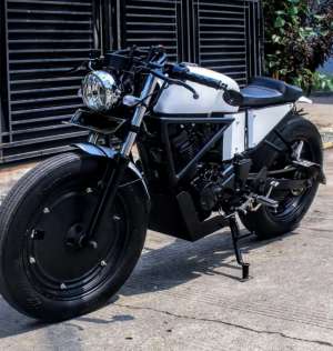 Jual bekas Motor custom Caferacer basic byson obat ganteng,lokasi di Bekasi Kota