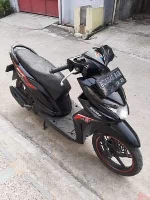 Jual bekas Honda Beat Eco 2018 ss lengkap mesin bagus plat BG palembang,lokasi di Bekasi Kota