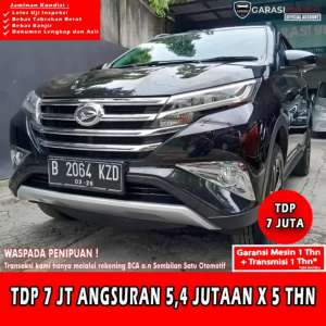 Jual bekas TDP 7 JtDaihatsu Terios R 1.5 At 2021 Very Low KM 12 rb.Like New.,lokasi di Jakarta Timur