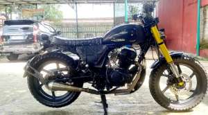Jual bekas MOTOR CUSTOM SCRAMBLER BASIC GL 2015,lokasi di Bogor Kab.