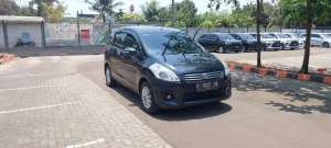 Jual bekas Suzuki Ertiga 1.4 GX MT 2015 Hitam,lokasi di Bekasi Kota