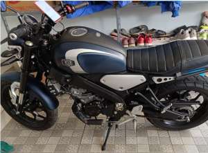 Jual Yamaha XSR 155 Biru Doff , tersedia melalui melalui situs Jualmotorbekas