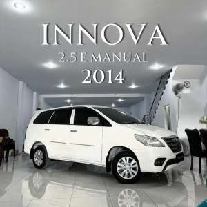 Jual bekas ODO 60RB Toyota INNOVA 2.5 E MT 2014 Pemakaian 2015,lokasi di Medan Kota