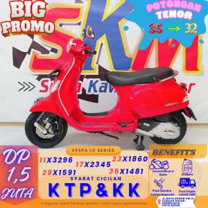 Jual bekas MOKAS MURAH SIAP JALAN VESPA LX125 2018 CASH KREDIT,lokasi di Jakarta Timur