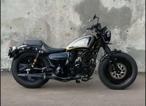 Jual bekas Motor custom bobber basic byson 2013 mulus,terawatan,lokasi di Jakarta Selatan