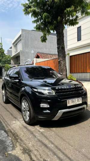 Jual bekas range rover evoque 2013 dynamic luxury hitam black sunroof meridian,lokasi di Jakarta Selatan
