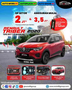 Jual bekas RENAULT TRIBER RED RUBYTYPE RXT 1.0 MT 2020,lokasi di Kalimantan Barat