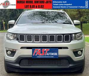 Jual bekas DP 25JT JEEP COMPASS LONGITUDE 20192018 TURBO LOW KM.22RB F5ST,lokasi di Jakarta Utara