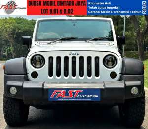 Jual bekas DP 85JT JEEP JK RUBICON 2013 3.6 AT 44 LOW KM.51RB AXLE LOCK F5ST,lokasi di Jakarta Selatan