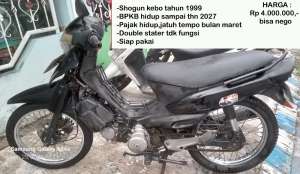 Jual Suzuki Shogun Kebo thn 1999 , tersedia melalui melalui situs Jualmotorbekas