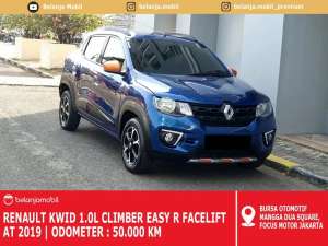 Jual bekas PAJAK PANJANGRenault KWID Climber Easy R Facelift AT 20192020,lokasi di Jakarta Timur