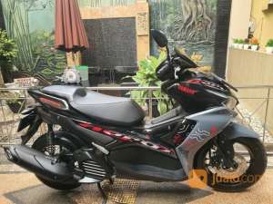 Jual bekas All New Aerox 155 2024 Cantik spti Baru-Odomtr 1.300 KM-plaza motor,lokasi di Kota Medan