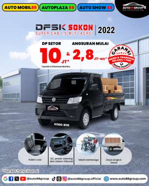 Jual bekas DFSK SOKON BLACK TYPE SUPER CAB ACPS 1.5 MT 2022,lokasi di Kalimantan Barat