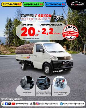 Jual bekas DFSK SOKON WHITETYPE SUPER CAB ACPS 1.5 MT 2022,lokasi di Kalimantan Barat