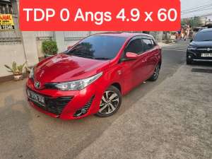 Jual bekas TDP 0 Angs Termurah All New Yaris G 2019 Automatic Merah Low Km,lokasi di 