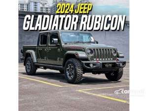 Jual bekas 2024 Jeep Gladiator 3.6 Rubicon Dual Cab Pick-up Sarge Green on Black Hijau,lokasi di DKI Jakarta