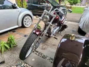 Harley bigdog mesin sns 2100cc pabrikasi America di produksi masal lokasi di Kramat Jati, tersedia melalui melalui situs Olx