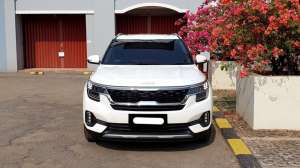 Jual bekas Kia Seltos EX Plus 2021 putih km 55 rban sunroof cash kredit proses bisa dibantu,lokasi di DKI Jakarta