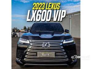 2023 Lexus LX600 3.4 VIP Wagon 22 Black on Black LX 600 Hitam , tersedia melalui melalui situs Carmudi