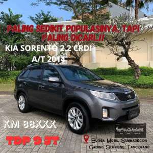 TERMURAH TDP 9JT KIA SORENTO 2.2 CRDI AT 2014 SANTA FE VNT DAKAR , tersedia melalui melalui situs Olx