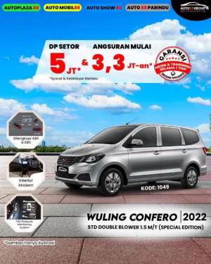 Jual bekas WULING CONFERO SILVER TYPE STD DB SPECIAL EDITION 1.5 MT 2022,lokasi di 