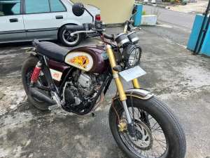 Jual bekas Motor custom basic scorpio,lokasi di Sukoharjo