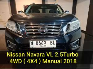 Jual bekas NISSAN NAVARA TYPE VL 2.5 TURBO MANUAL 2018 KM.RENDAH.,lokasi di 