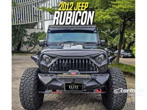 Jual bekas 2012 Jeep Wrangler 3.6 Rubicon Unlimited SUV White on Black,lokasi di DKI Jakarta