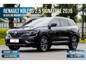 Jual bekas 2019 Renault Koleos 2.5 Signature SUV Pajak Panjang HOT ITEM Limited Edition DEAL DP MINIM,lokasi di DKI Jakarta