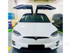 2020 Tesla Model X 0.0 Performance Wagon Long Range White on Black Electric Putih , tersedia melalui melalui situs Carmudi