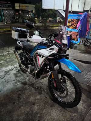 CF MOTO 450 MT Blue Zephry Nik 2024 lokasi di Babelan, tersedia melalui melalui situs Olx