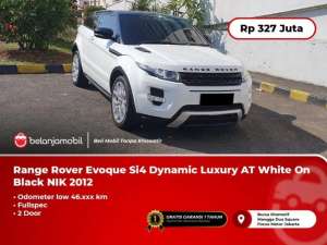 Jual bekas LOW KMRange Rover Evoque Si4 Dynamic Luxury 2 Door AT White 2012,lokasi di 