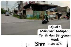 Turun harga Tanah hoek 378m mainroad antapani wetan kidul kulon tengah lokasi di Antapani (Cicadas), tersedia melalui melalui situs Olx
