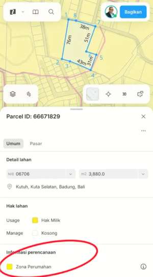 15 are MURAH dekat BERANDA BUKIT Goagong, KUTUH lokasi di Kuta Selatan, tersedia melalui melalui situs Olx