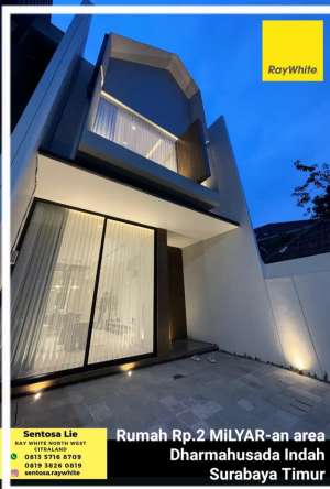2 Milyar-an Rumah Dharmahusada Indah area dekat UNAIR, ATLAS, ITS , GM lokasi di Gubeng, tersedia melalui melalui situs Olx