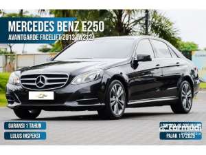 Jual bekas 2013 Mercedes-Benz E250 2.0 Avantgarde Sedan Odo 49 Rbuan DP TERENDAH,lokasi di Banten