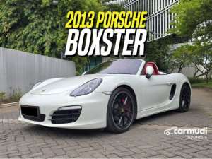 Jual bekas 2013 Porsche Boxster 2.7 Convertible White on Red 981 Boxter Putih,lokasi di DKI Jakarta