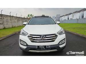 Jual bekas 2015 Hyundai Santa Fe 2.2 CRDi SUV Diesel Putih Full Record Terawat BEBAS LAKA BANJIR Hyundai Santafe Diesel 2015,lokasi di DKI Jakarta
