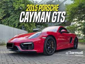 Jual bekas 2015 Porsche Cayman 3.4 GTS Coupe Red on Black Rare Item Record 981 Merah,lokasi di DKI Jakarta