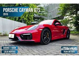 Jual bekas 2015 Porsche Cayman 3.4 GTS Coupe Odo 11 Rbuan DP TERENDAH,lokasi di Banten