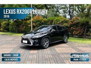 2016 Lexus RX 200t 2.0 Luxury SUV BISA NEGO TERMURAH DP MINIM , tersedia melalui melalui situs Carmudi