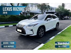 2016 Lexus RX 200t 2.0 Luxury SUV Odo 60 Rbuan DP TERENDAH , tersedia melalui melalui situs Carmudi