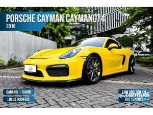 Jual bekas 2016 Porsche Cayman 3.8 GT4 Coupe Odo Low BRAND NEW HOT ITEM DP TERENDAH,lokasi di Banten