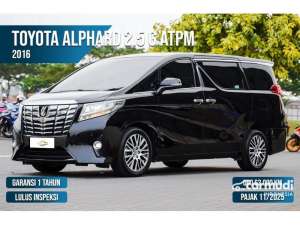 Jual bekas 2016 Toyota Alphard 2.5 G MPV Odo 63 Rbuan DP TERENDAH,lokasi di Banten