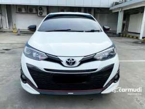 Jual bekas 2018 Toyota Yaris 1.5 TRD Sportivo Hatchback AT First Facelift Type Tertinggi 7 Air Bag Rawatan ATPM Km 73 rb Body Mulus Interior Ori KREDIT TDP 15jt,lokasi di Banten
