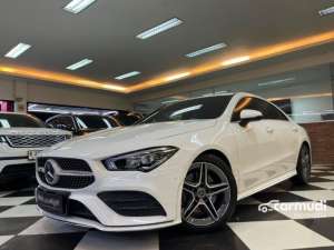 Jual bekas 2019 Mercedes-Benz CLA200 1.6 AMG Line Coupe Nik2019 White On Black Km10rb Antik Speedo Digital AUTOHIGH BEST DEAL,lokasi di DKI Jakarta