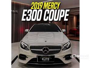 Jual bekas 2019 Mercedes-Benz E300 2.0 AMG Line Coupe White on Red Mercy E 300 Putih,lokasi di DKI Jakarta