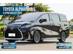Jual bekas 2019 Toyota Alphard 2.5 G MPV BISA NEGO TERMURAH DP MINIM,lokasi di Banten