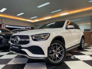 Jual bekas 2020 Mercedes-Benz GLC200 2.0 AMG Line SUV Reg.2021 White On Black Km20rb Antik Panoramic Sunroof PBD AUTOHIGH BEST DEAL,lokasi di DKI Jakarta